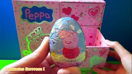 3 HUEVOS KINDER EN ESPAÑOL: PEPA LA CERDITA PEPPA PIG, LOS MINIONS Y HUEVO KINDER SORPRESA JOY