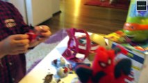 Kinder Surprise Eggs - Iron Man Boy Unboxing Spiderman Surprise Eggs - Frozen Elsa