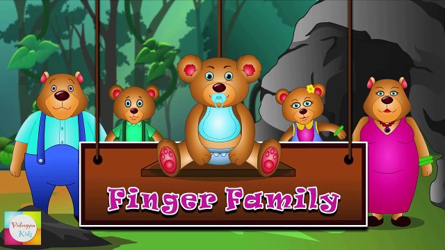 Teddy Bear Finger Family Nursery Rhyme | Cartoon Songs For Children