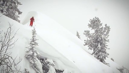 Красивый фристайл на лыжах в горах! Красивейшие горы и хорошая музыка! Классный клип!