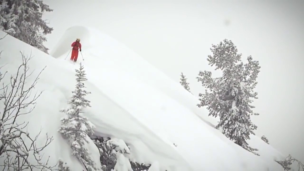 Красивый фристайл на лыжах в горах! Красивейшие горы и хорошая музыка! Классный клип!