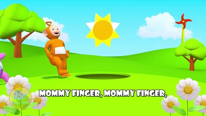 Nursery Rhymes | Teletubbies Finger Family | 3D Animation In HD From Binggo Channel
