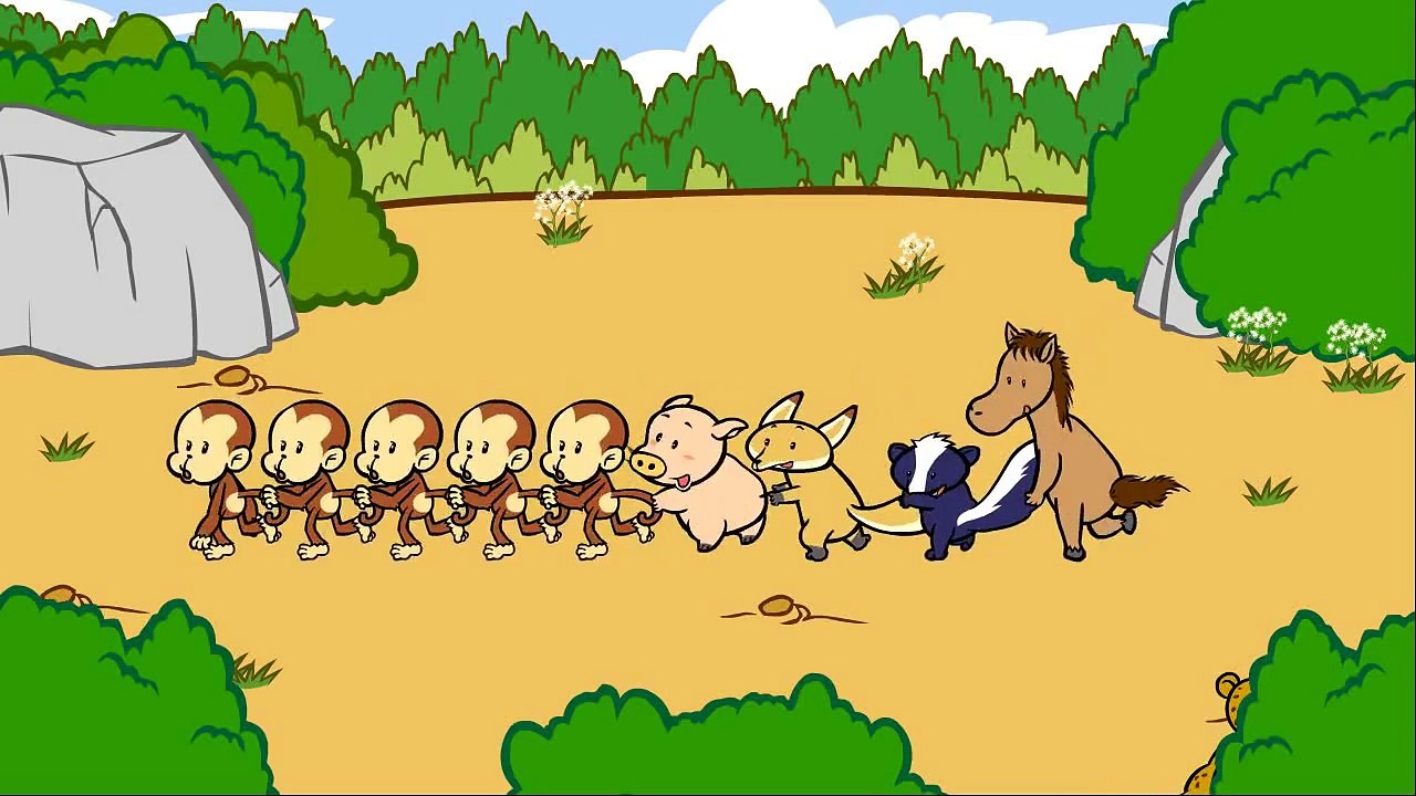 A la queue leu leu - Dessin animé éducatif Genikids