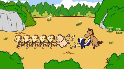 A la queue leu leu - Dessin animé éducatif Genikids