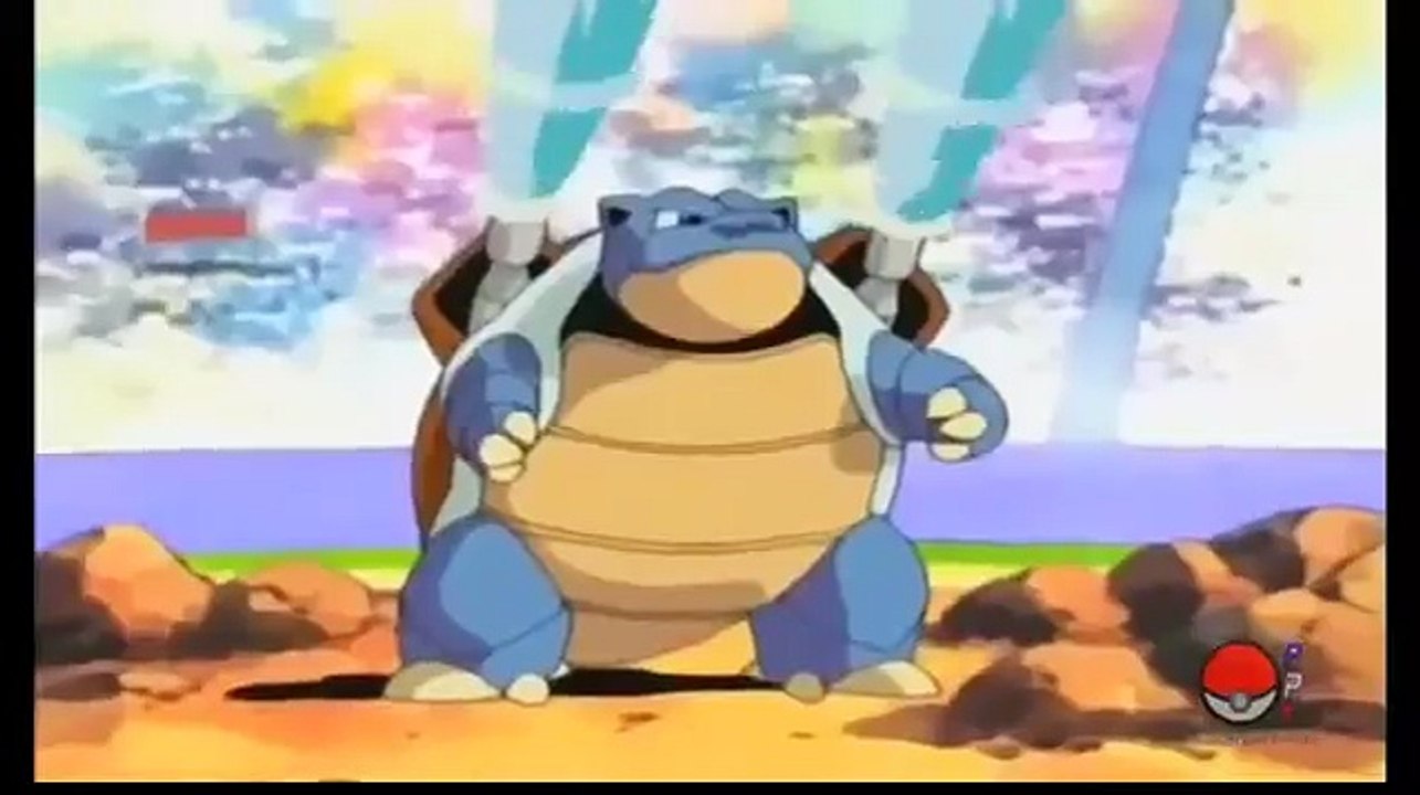Pokemon Battle - Ash VS Gary - Charizard VS Blastoise