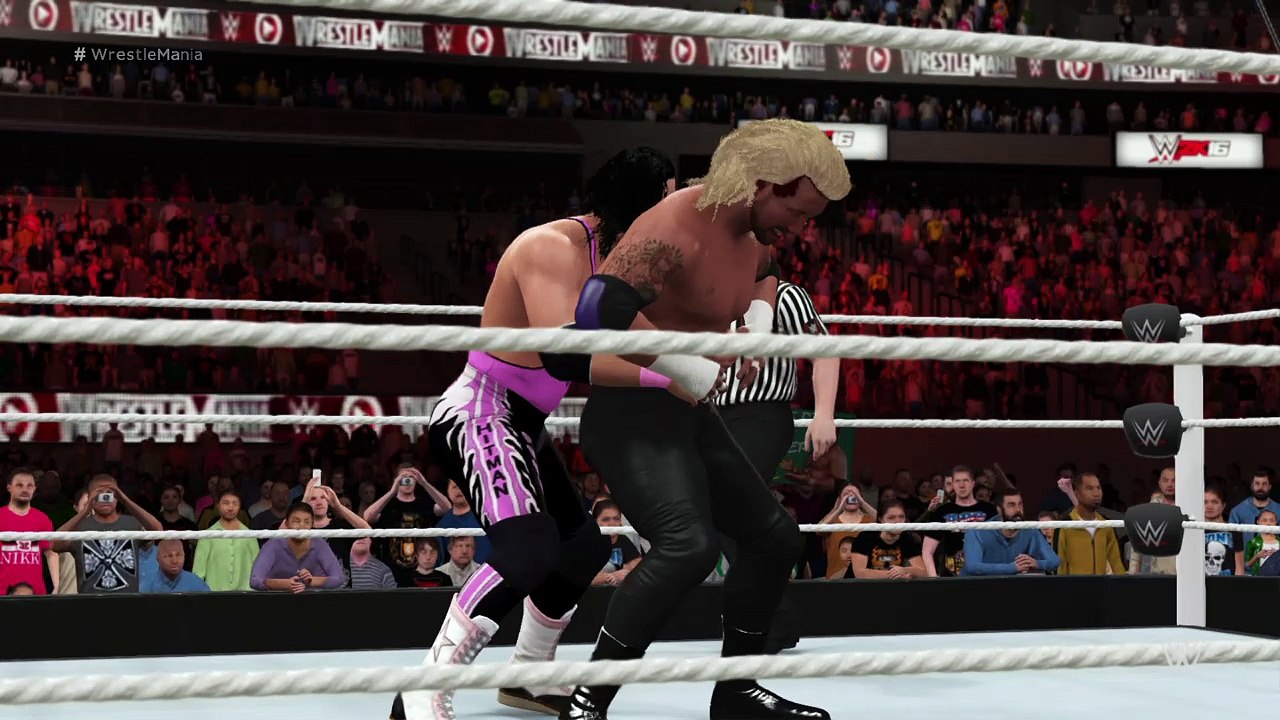 WWE 2K16 DDP v bret hart