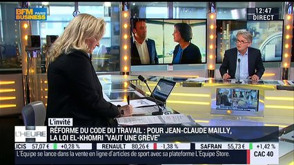 Code du travail: Pour Jean-Claude Mailly, la loi El Khomri vaut une grève - 23/02