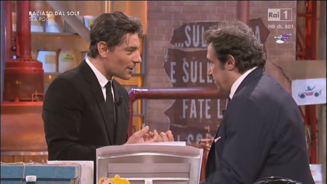 Giuseppe Zeno ospite di Flavio Insinna ad Affari Tuoi