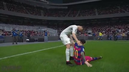FIGHT/ PELEA - Lionel Messi vs Cristiano Ronaldo HD (FIFA 16)