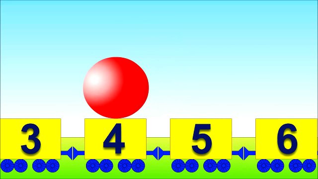 Английский для детей Учимся считать от 1 до 10. Развивающий мультфильм для детей от 12 месяцев.