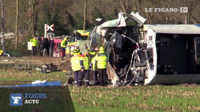 Accident de train au Pays-Bas : les premières images