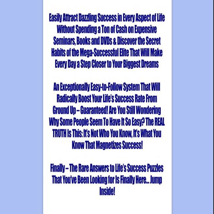 101 Habits For Success.