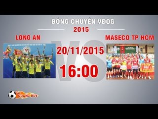Long An vs Maseco TP HCM - Giải BC VĐQG 2015 | FULL