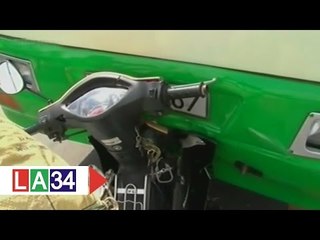 Kinh hoàng xe máy "tông" trực diện xe bus | LATV
