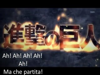 Se la sigla dell\'anime \'\'l\'attacco dei giganti\'\' fosse in italiano