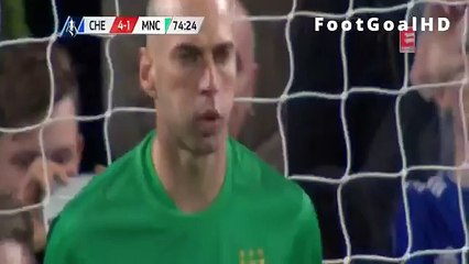 Oscar Miss Penalty - Chelsea vs Manchester City 4-1 - 21_2_2016 [FA Cup]