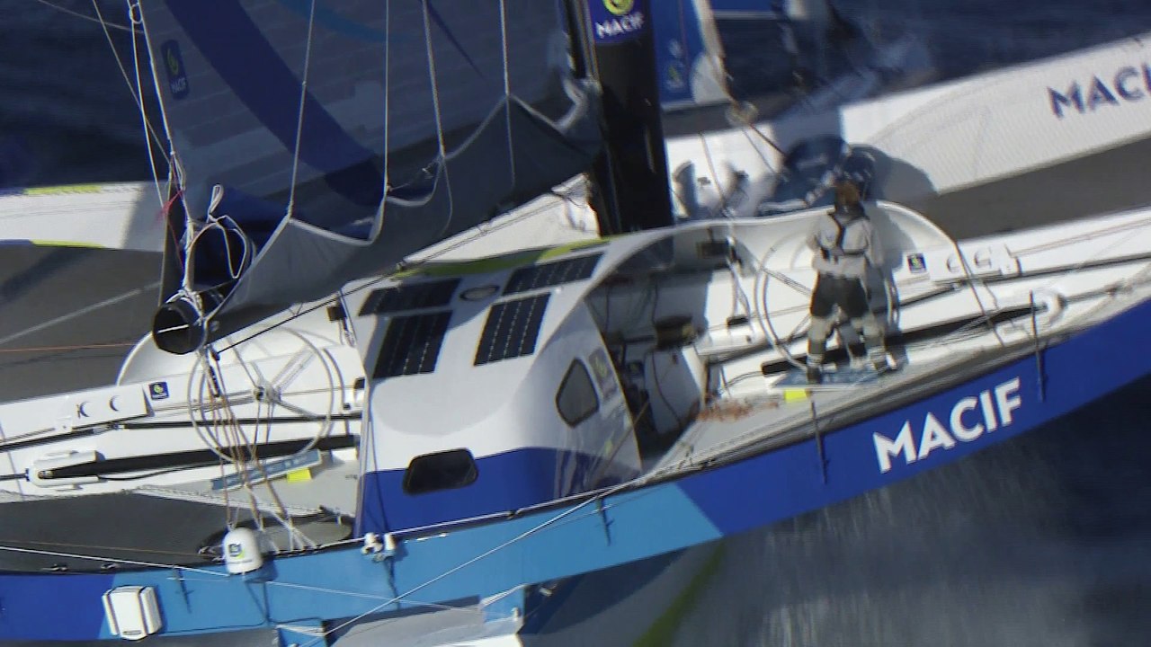 À bord du trimaran MACIF pendant la TJV2015 ! #5