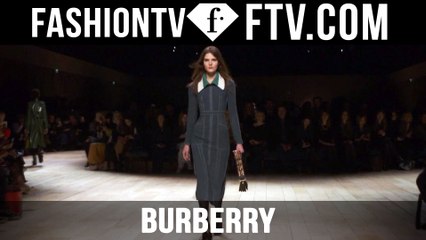 Burberry Runway at London Fashion Week 16-17 | FTV.com