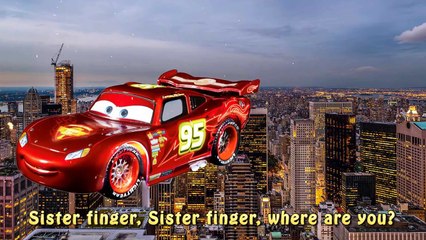 Disney Cars Pixar Spiderman Nursery Rhymes & Lightning McQueen Finger Family Songs for Children