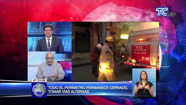 Incendio en bodegas de 6 de Marzo y Clemente Ballén, centro de Guayaquil