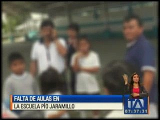 Denuncian falta de aulas en la escuela "Pio Jaramillo"