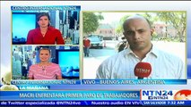 Delegada de la Asociación de Trabajadores Estatales de Argentina explica en NTN24 cómo se llevará a cabo la primera huel