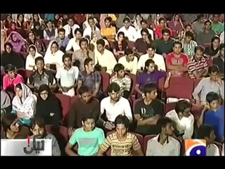 Watch How Khawaja Saad Rafique Got Angry on Student in Live Show