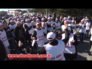 Haribo Şekerleme'de 2012'de alınan grev kararı fiilen başladı