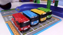 TAYO CATAPULT! Toy Cars Clown & Tayo Bus Garage Learn Colors Learn Numbers!
