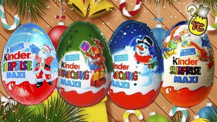 CHRISTMAS KINDER SURPRISE EGGS UNBOXING | Toy Collector