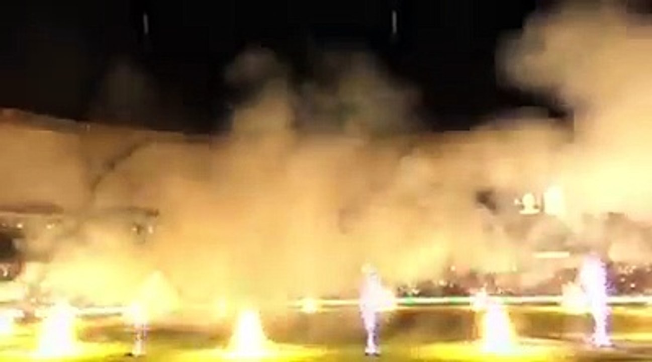 Fireworks before the PSL Final.