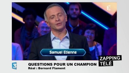 "On ne remplace pas Julien Lepers" : l'hommage de Samuel Etienne dans son premier Questions pour un champion