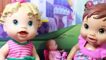 TINY BABIES Baby Alive Dolls Fight Over Small Baby Dolls from Toy Hunt AllToyCollector