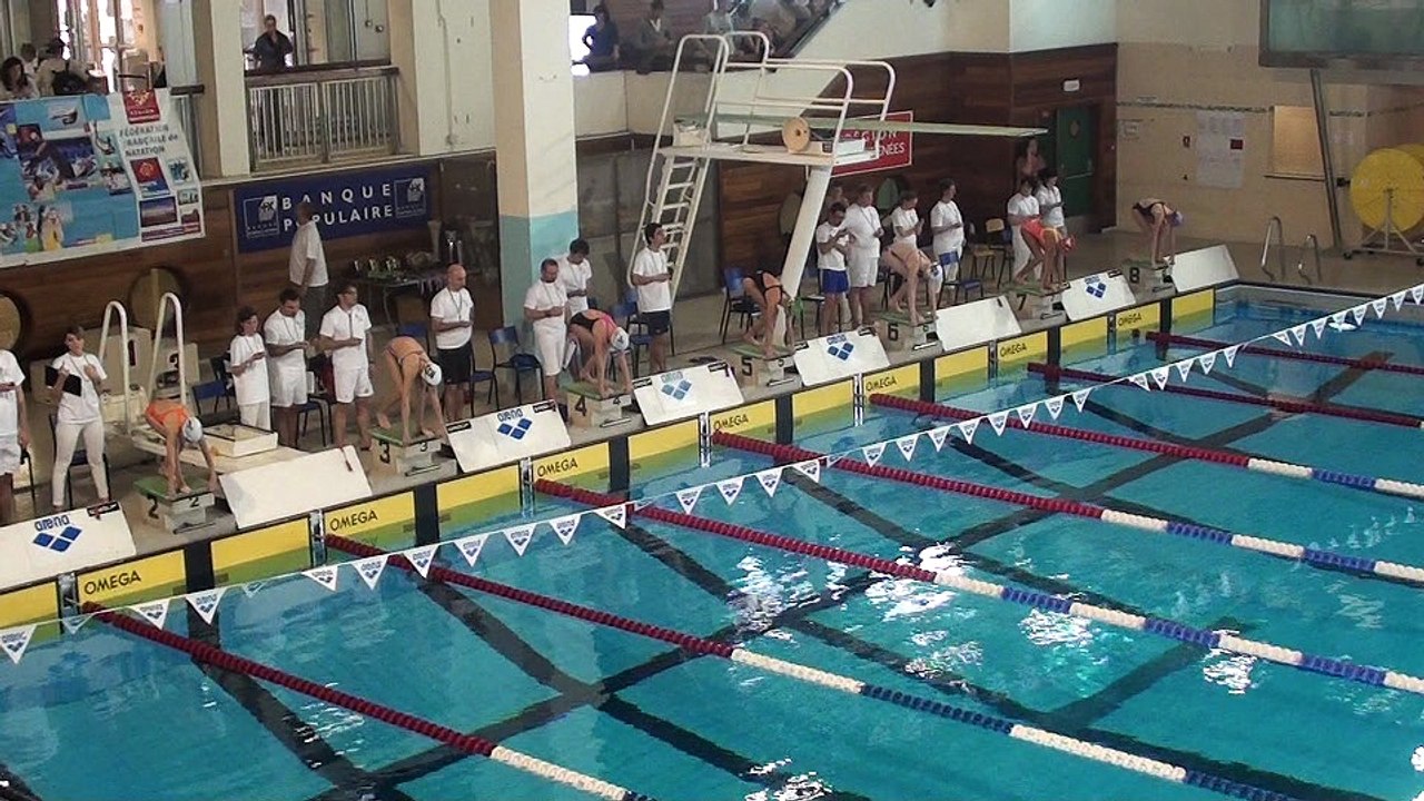 Rébecca Gensane remporte le trophée Alex Jany (ici la finale du 200 4N, benjamines 1)