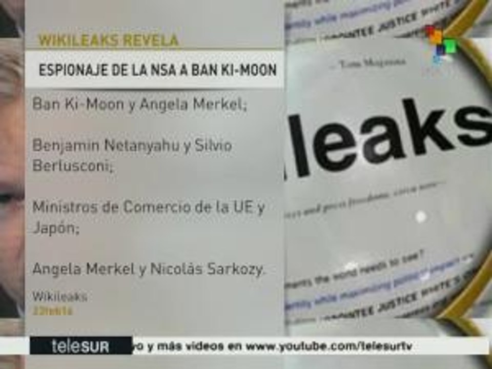 Wikileaks difunde información clasificada de la NSA