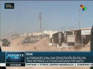 Irak evalúa destrucción de la ciudad Faluya