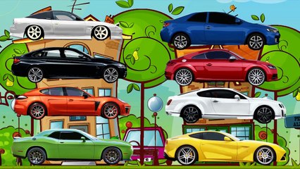 МУЛЬТИК - Разноцветные Машинки. Учим цвета. Обучающее видео для детей