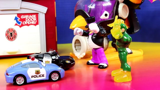 Disney Pixar Cars Fire Rescue Squad Mack Hauler With Tomy Lightning McQueen Mater Police S