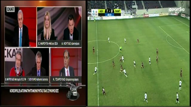 Κούγιας & δίκη στον Σκάι για το οφσάιντ πίσω από το κέντρο (ΑΕΛ-Παναιγιάλειος 2015-16)