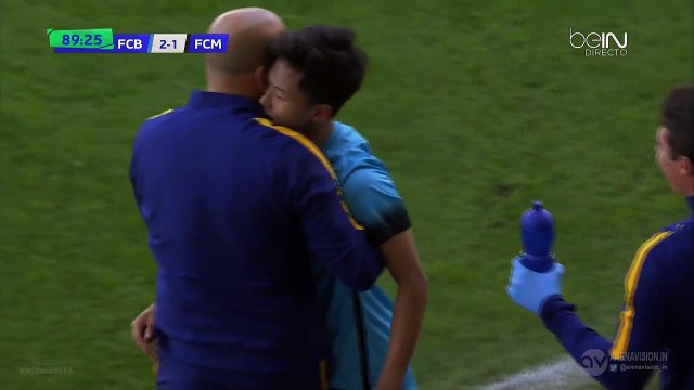 2-1 Lee Seung-woo Goal UEFA Youth League Round of 16 - 23.02.2016, FC Barcelona Youth 2-1 Midtjylland Youth