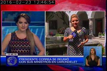 Presidente Correa se reunió con sus Ministros en Carondelet