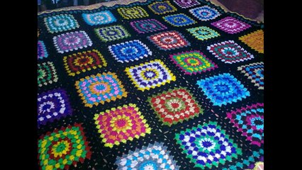 Вязанное одеяло