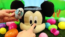 Huge Toy Surprise Kinder Eggs Opening With Mickey Mouse Spiderman Barbie Hello Kitty Doc McStuffins