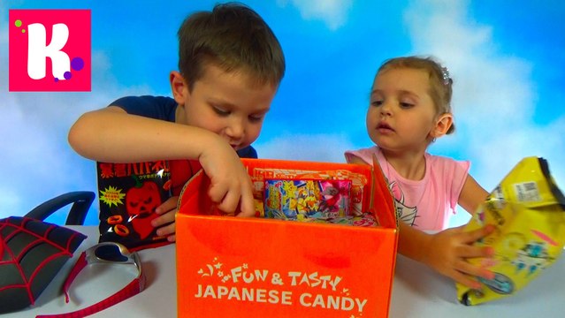 Посылка с японскими сладостями распаковка Tokyo Treat MailBox with Japanese Sweets unboxing