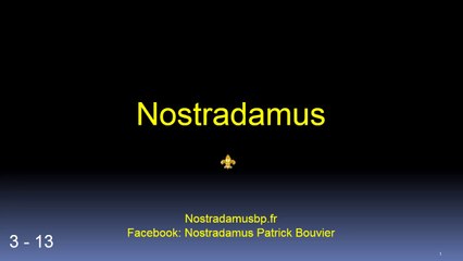 Quatrain 13 - Centurie 3 :