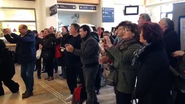 La chaleur monte en gare de Reims