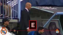 Enfado de Zidane tras el penalti fallado por Cristiano Ronaldo vs Mlaga  2016