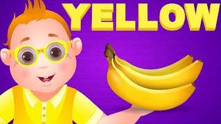 Color Songs - The YELLOW Song - Learn Colours - Preschool Colors Nursery Rhymes - ChuChu TV