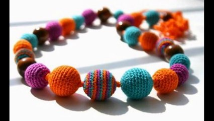 Вязанные бусы