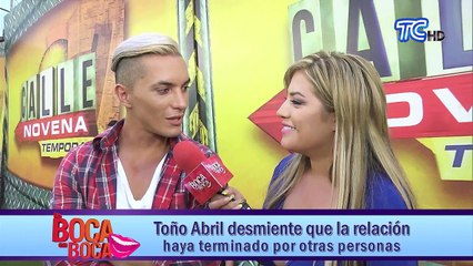 Toño Abril asegura amar aún a Rahab Villacrés